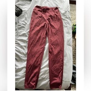 Women's Burgundy Leggings